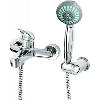 Bateria wannowo - prysznicowa ścienna chrom Deante Bratek BDB 011M